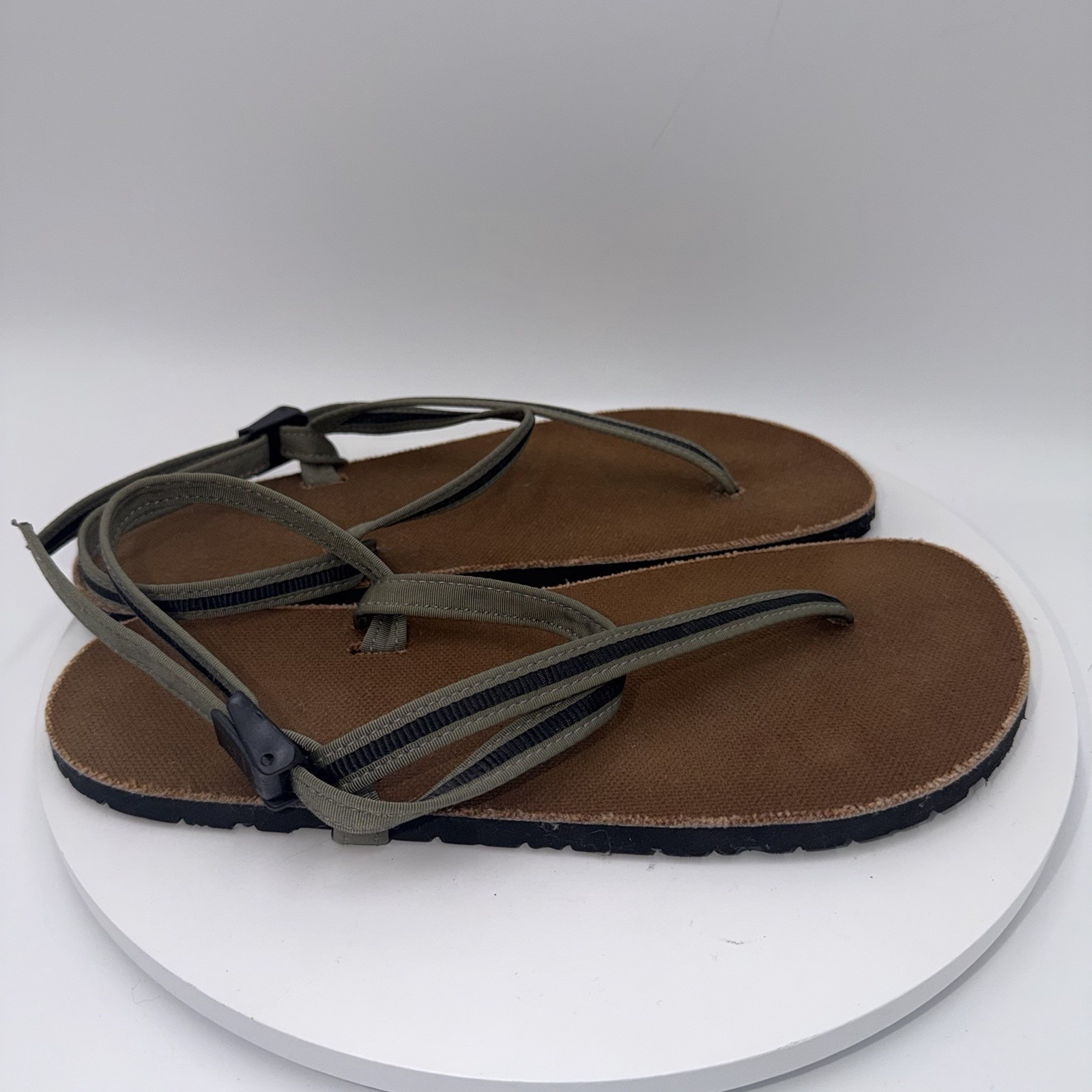 Earth Runners Alpha Sandals Mens 11.5 Ranger Terrain Sole Grip Grounding Laces — image 2 of 8